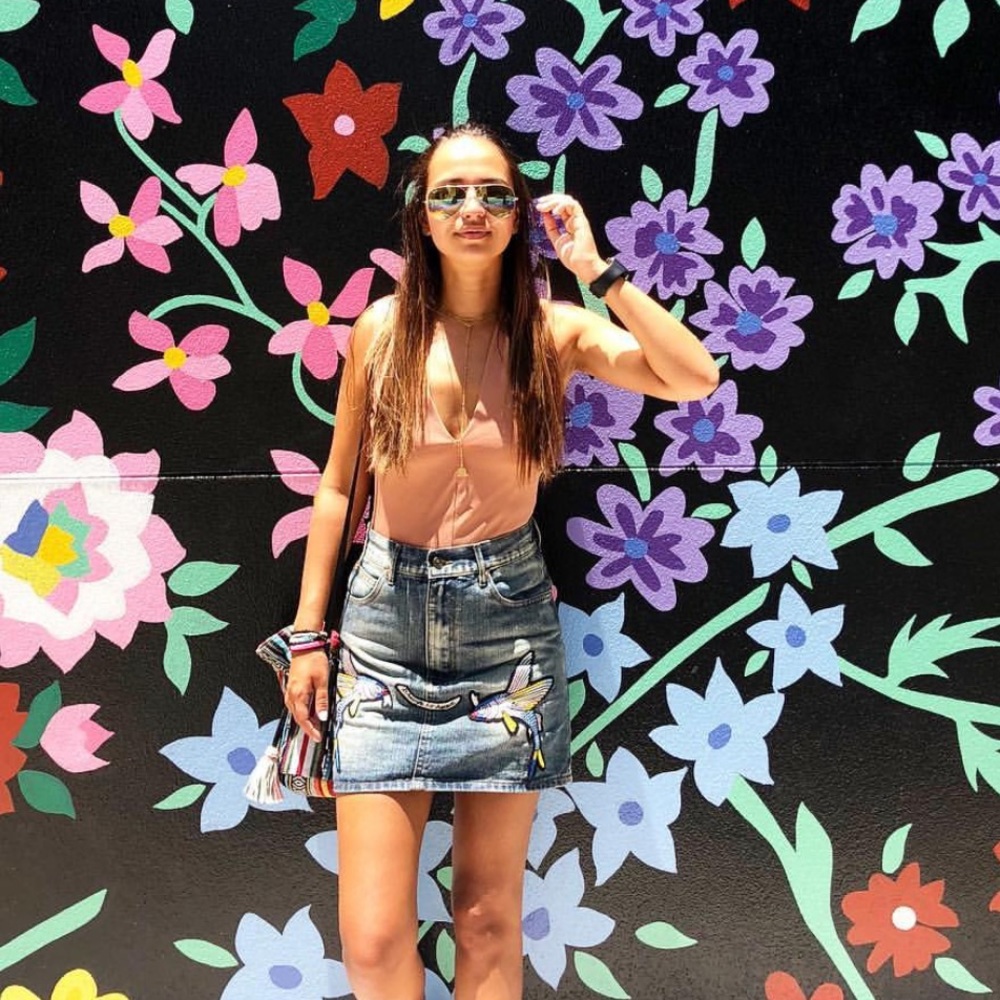 Gucci denim skirt, size Large.